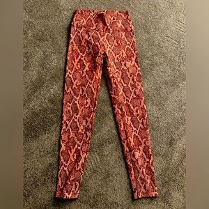 Skatie Snake Skin Pink Leggings